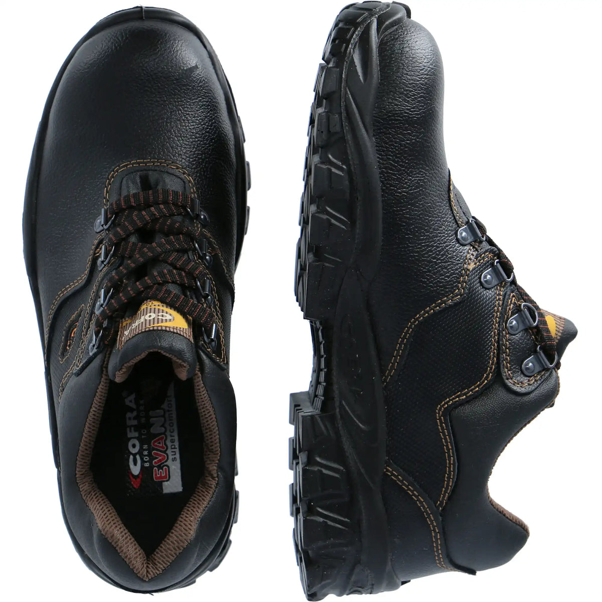 Cofra NEW Volga S3 Sicherheitshalbschuhe schwarz – schwarz
