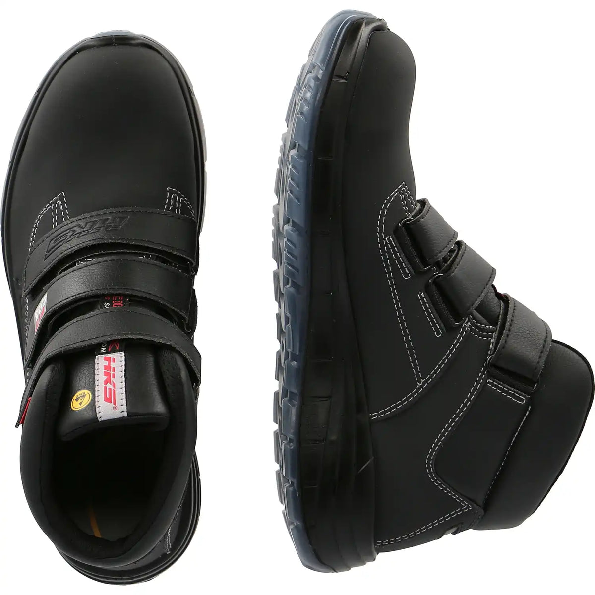 HKS Walker 1 S3 SRC ESD Sicherheitshochschuh schwarz – schwarz