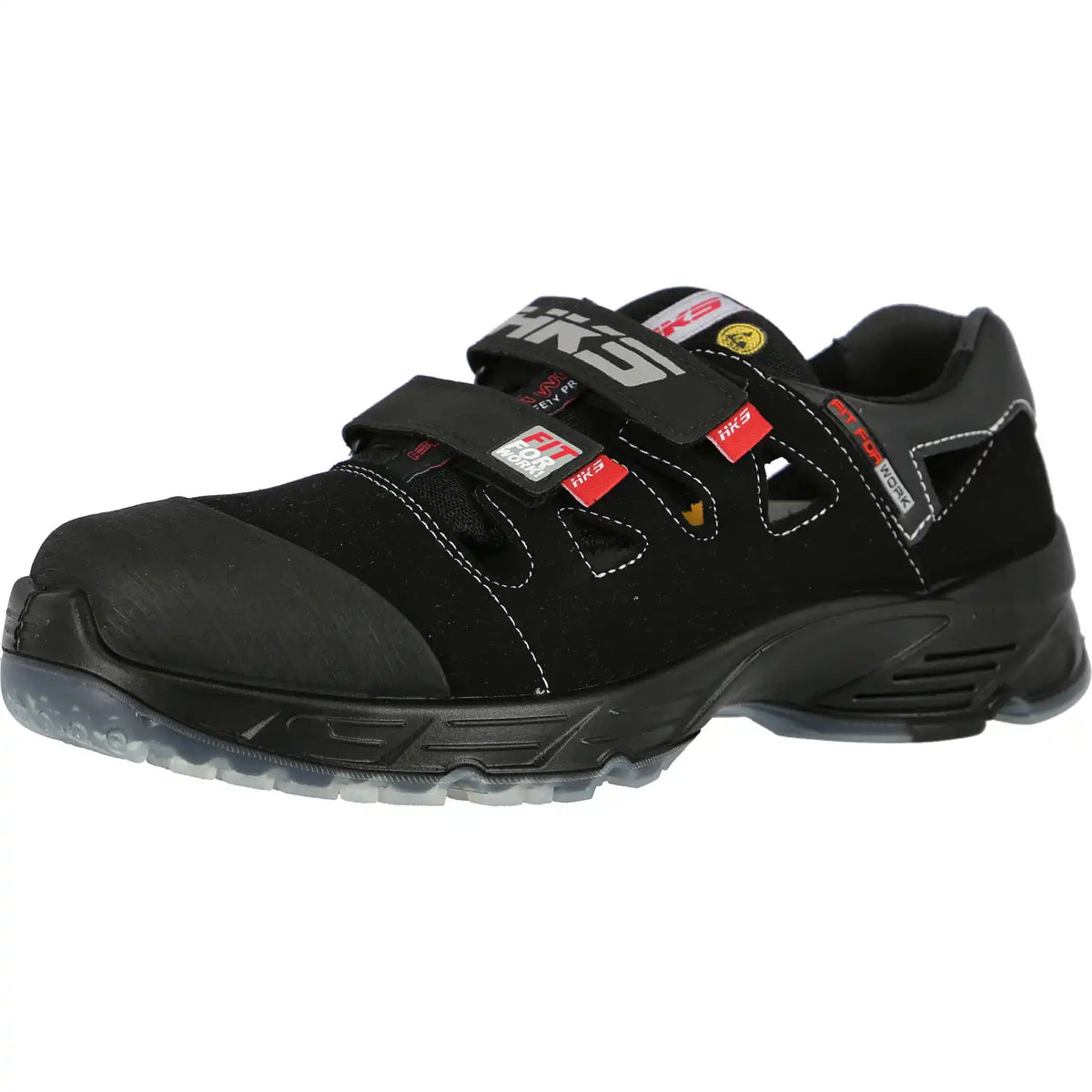 HKS Solar M SRC S1 Sicherheitssandalen schwarz – schwarz