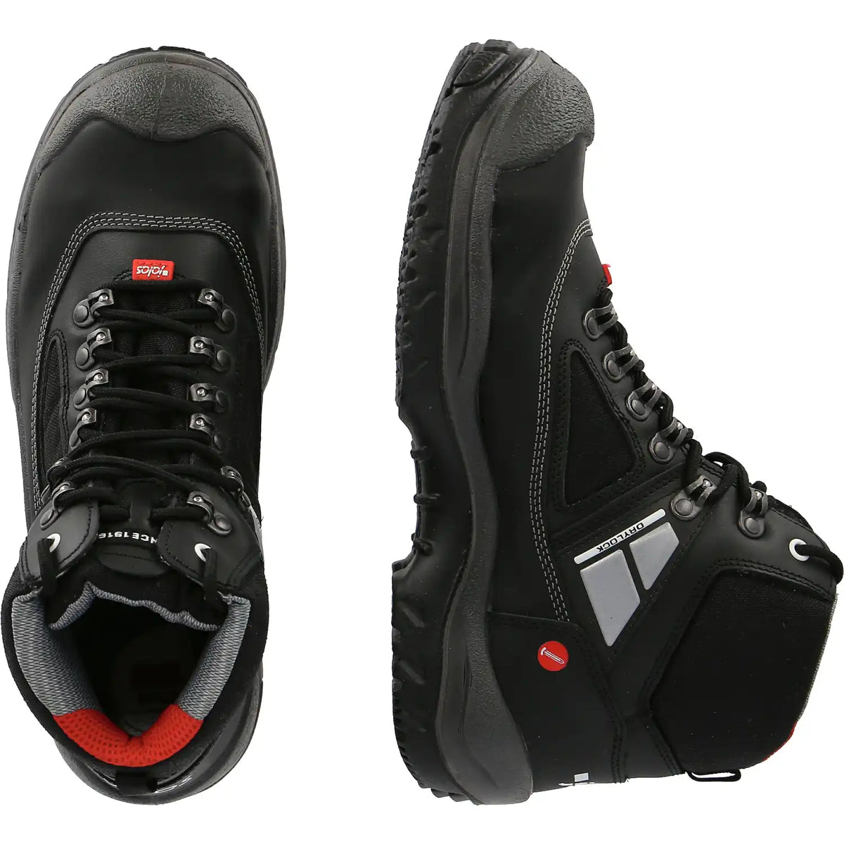 Jalas 3318 Drylock S3 Sicherheitshalbstiefel schwarz – schwarz