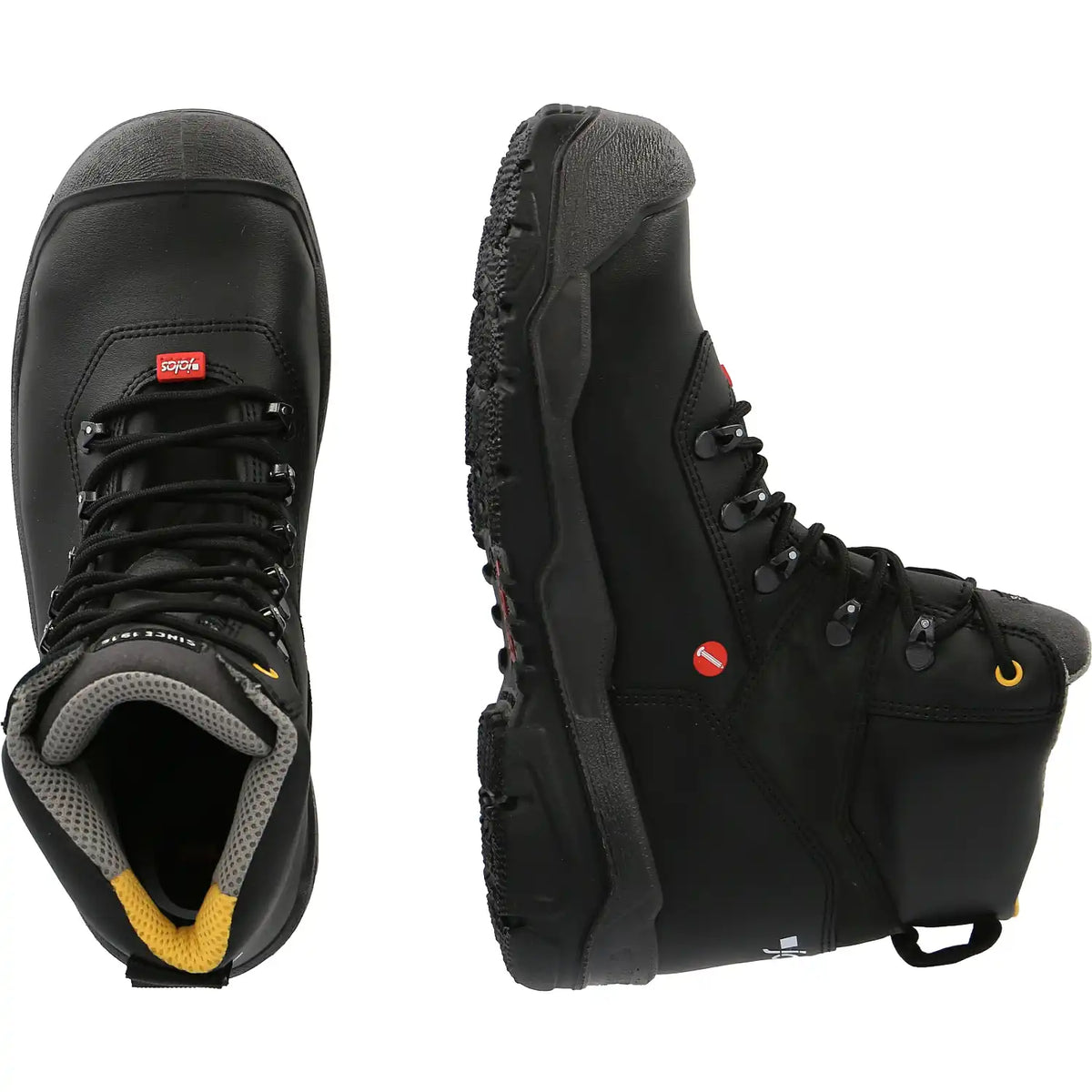Jalas 1828 Jupiter S3 Sicherheitshochschuh schwarz – schwarz