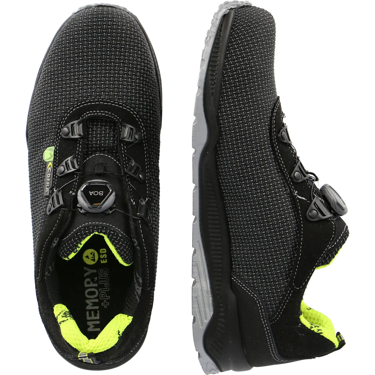 Cofra Yard Challenge S3 Sicherheitshalbschuhe schwarz – schwarz
