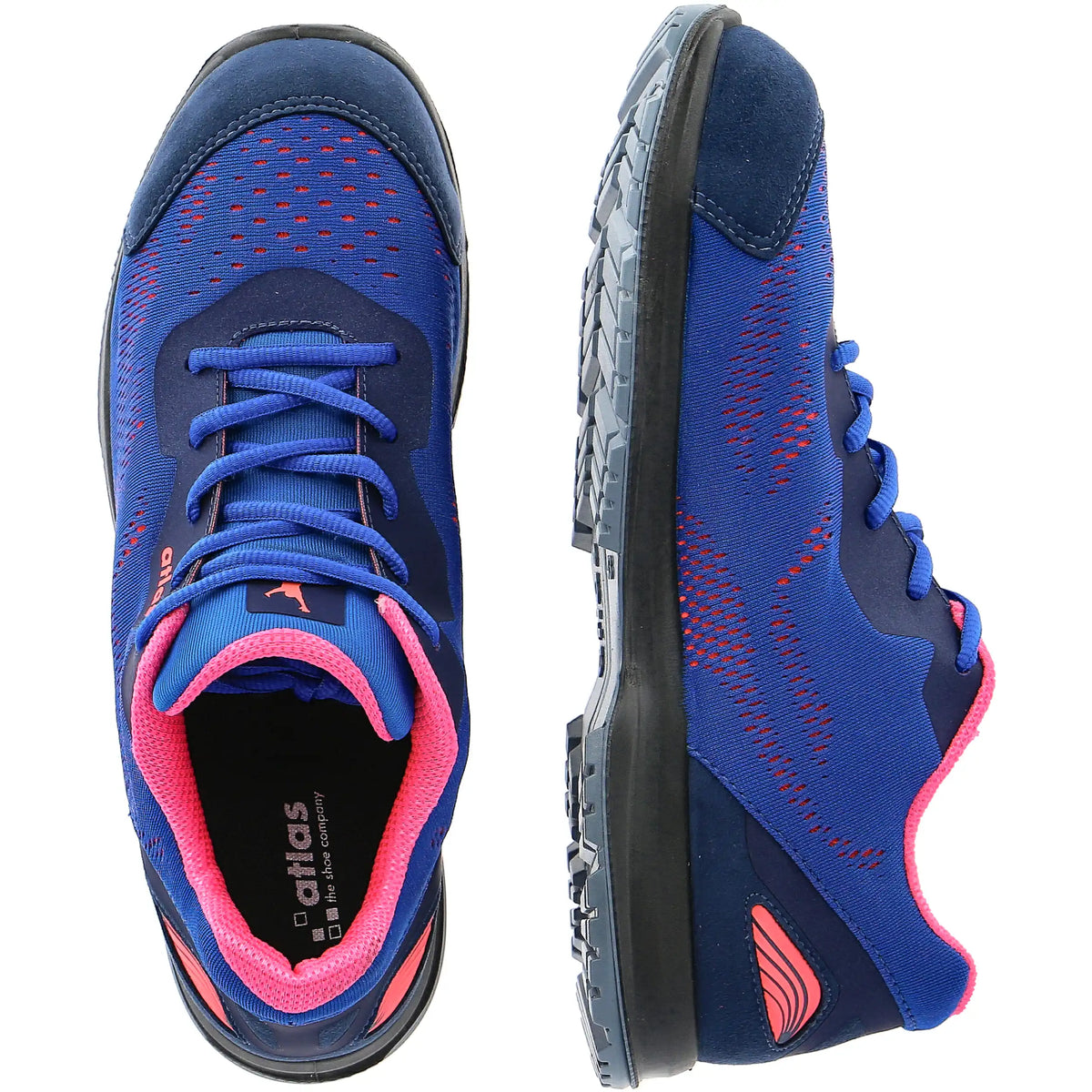 Atlas Damen GX 105 S1P Sicherheitshalbschuhe blau – blau