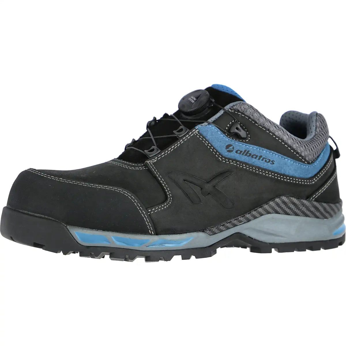 Albatros Tofane QL LOW S3 Halbschuhe schwarz – schwarz