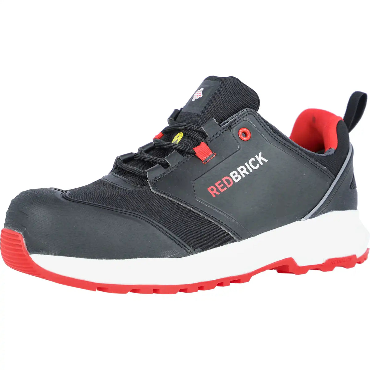 Redbrick Pulse Overnose LOW S3 Halbschuhe schwarz – schwarz
