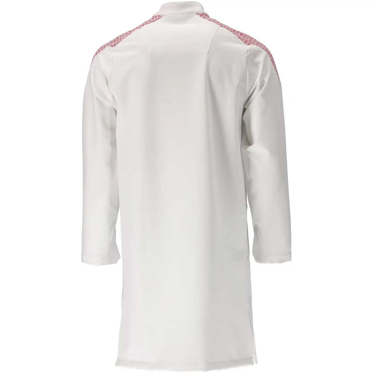Mascot 20154-511 Food&Care Stretch Arbeitsmantel – weiß/verkehrsrot