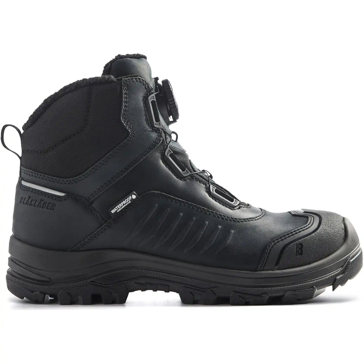 Blåkläder 2492 S3 Winter Sicherheitshochschuhe schwarz – schwarz