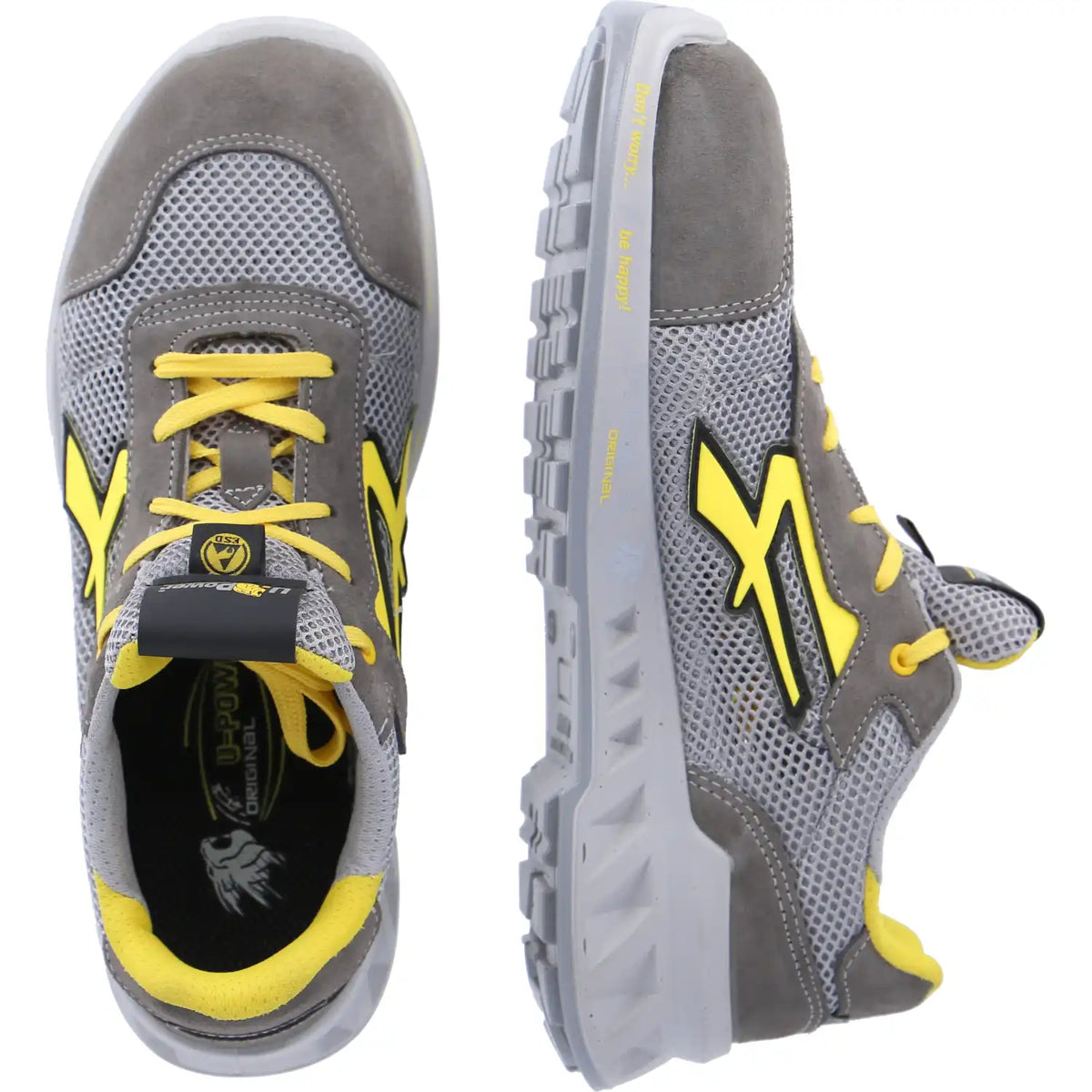 U-Power Tony Leve S1P Sicherheitshalbschuh rot – grau