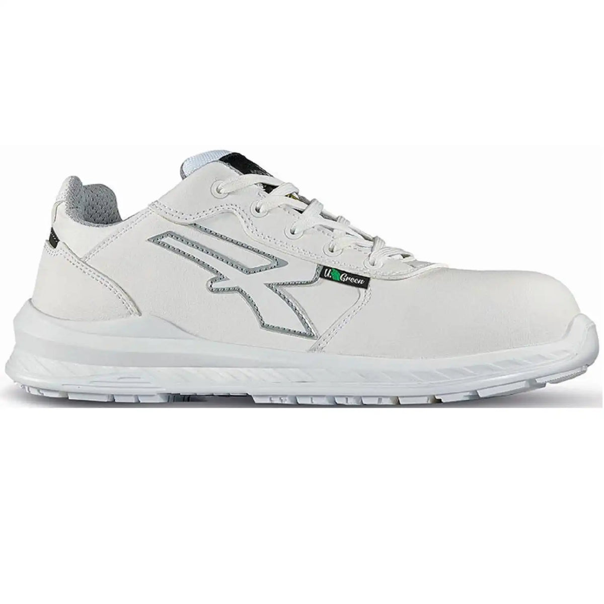U-Power Maple S3 Sicherheitshalbschuhe grün – weiß