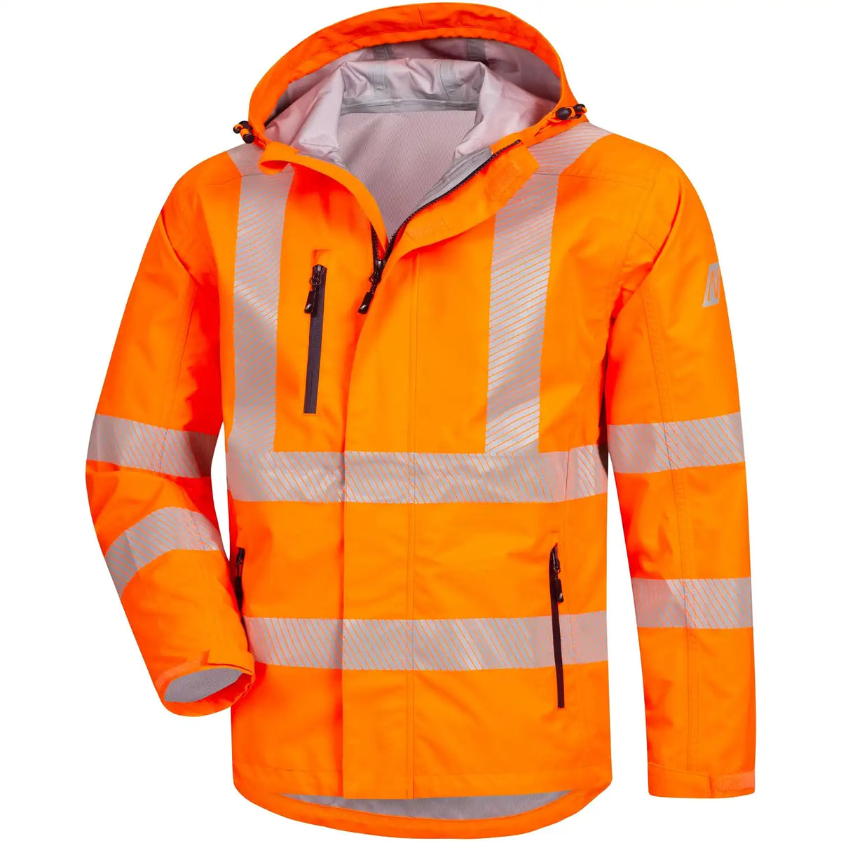 Nitras Motion TEX VIZ Plus Warnschutz Regenjacke – orange
