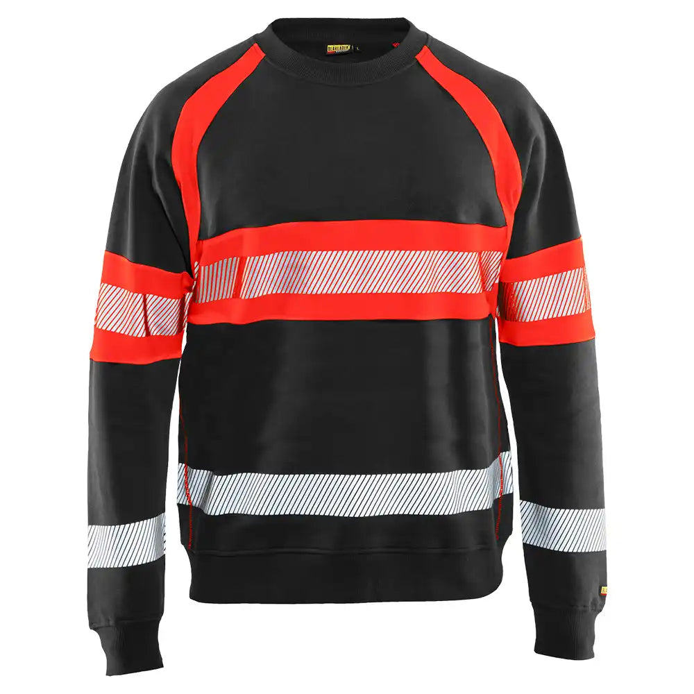 Blåkläder 3359 Warnschutz Pullover – schwarz/rot