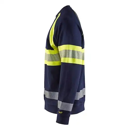 Blåkläder 3359 Warnschutz Pullover – marine/gelb