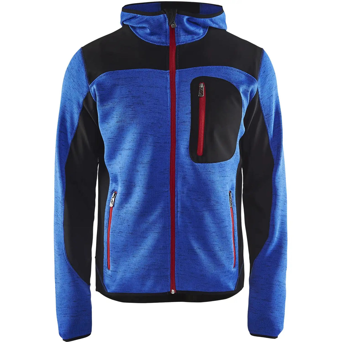 Blåkläder 4930 mit Softshell Strickjacke – kornblau/schwarz
