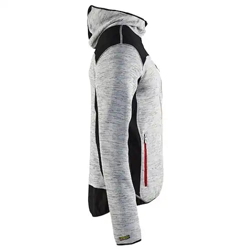 Blåkläder 4930 mit Softshell Strickjacke – grau/schwarz