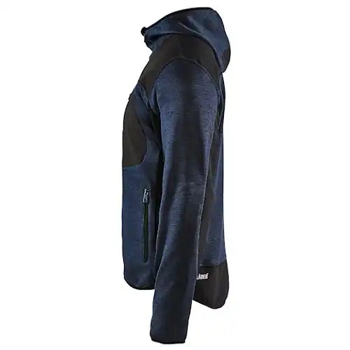Blåkläder 4930 mit Softshell Strickjacke – dunkelmarine/schwarz