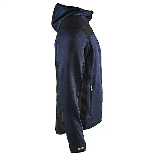 Blåkläder 4930 mit Softshell Strickjacke – dunkelmarine/schwarz
