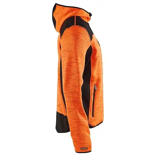 Blåkläder 4930 mit Softshell Strickjacke – 259 orange/schwarz