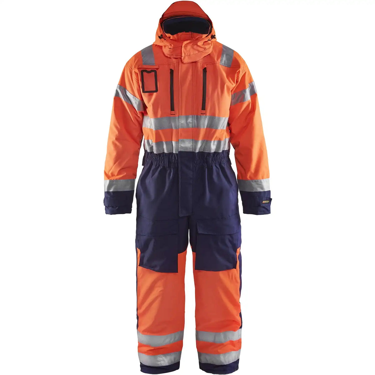 Blåkläder 6763 Warnschutz Winteroverall – orange/marine