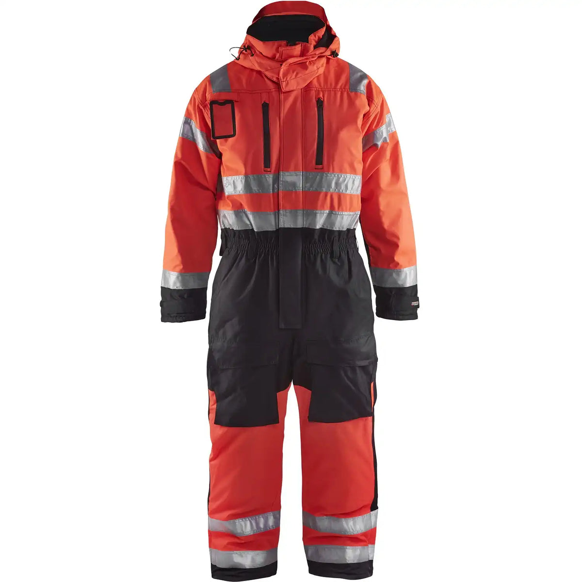Blåkläder 6763 Warnschutz Winteroverall – rot/schwarz