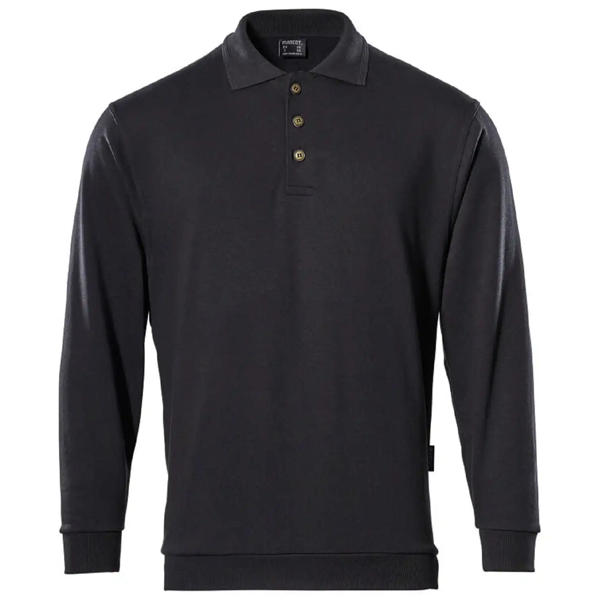 Mascot Trinidad Crossover Polo-Sweatshirt – schwarz
