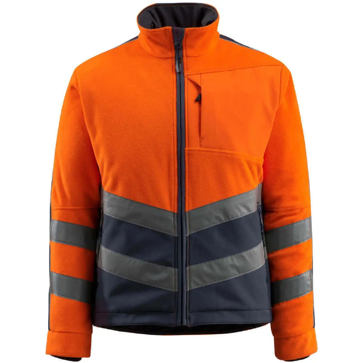 Mascot Sheffield Warnschutz Fleecejacke – orange/schwarzblau