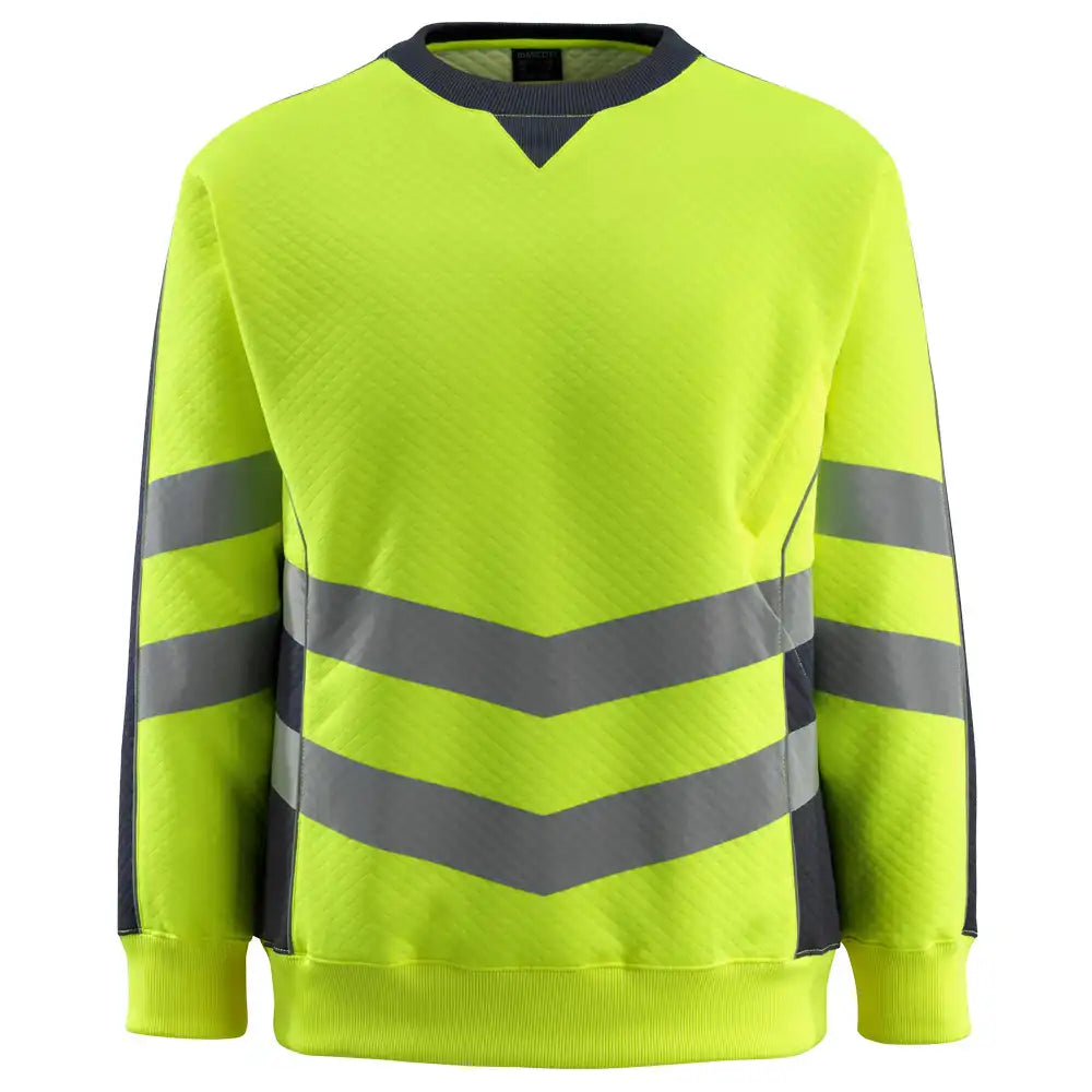 Mascot Wigton Safe Supreme Warn-Sweatshirt – gelb/schwarzblau