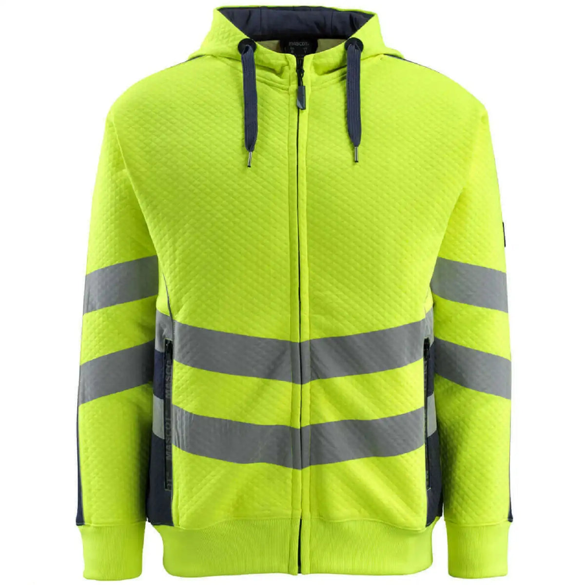 Mascot Corby Safe Supreme Warn-Kapuzensweater – gelb/schwarzblau