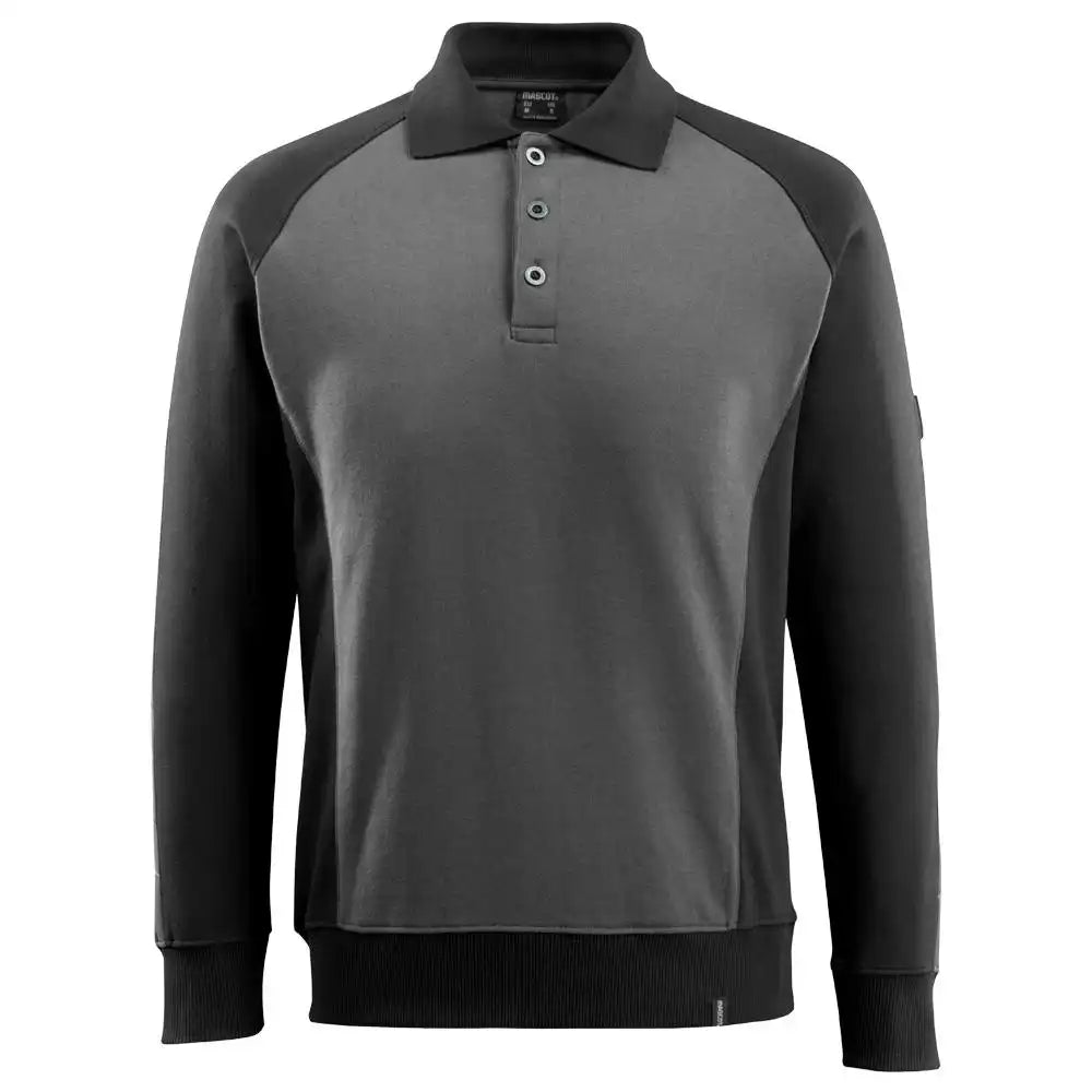 Mascot Magdeburg Unique Polosweatshirt – anthrazit/schwarz