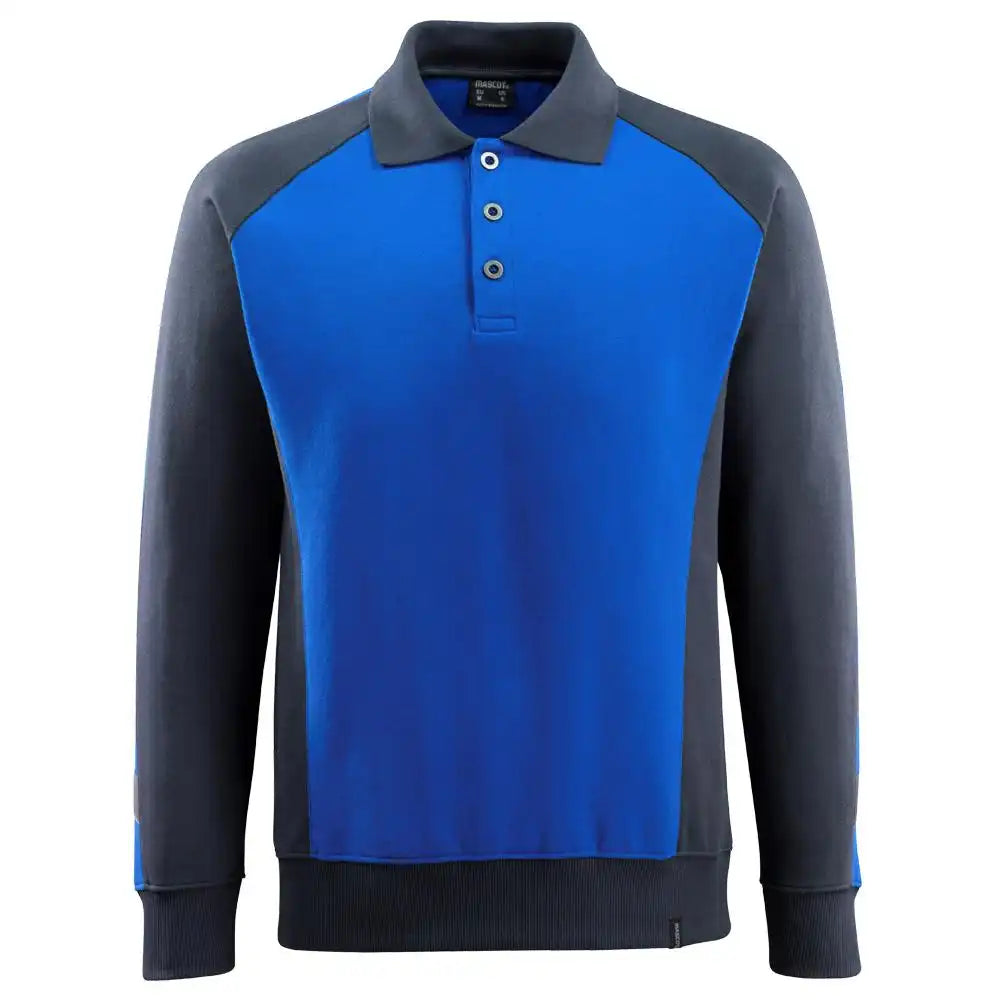 Mascot Magdeburg Unique Polosweatshirt – kornblau/schwarz