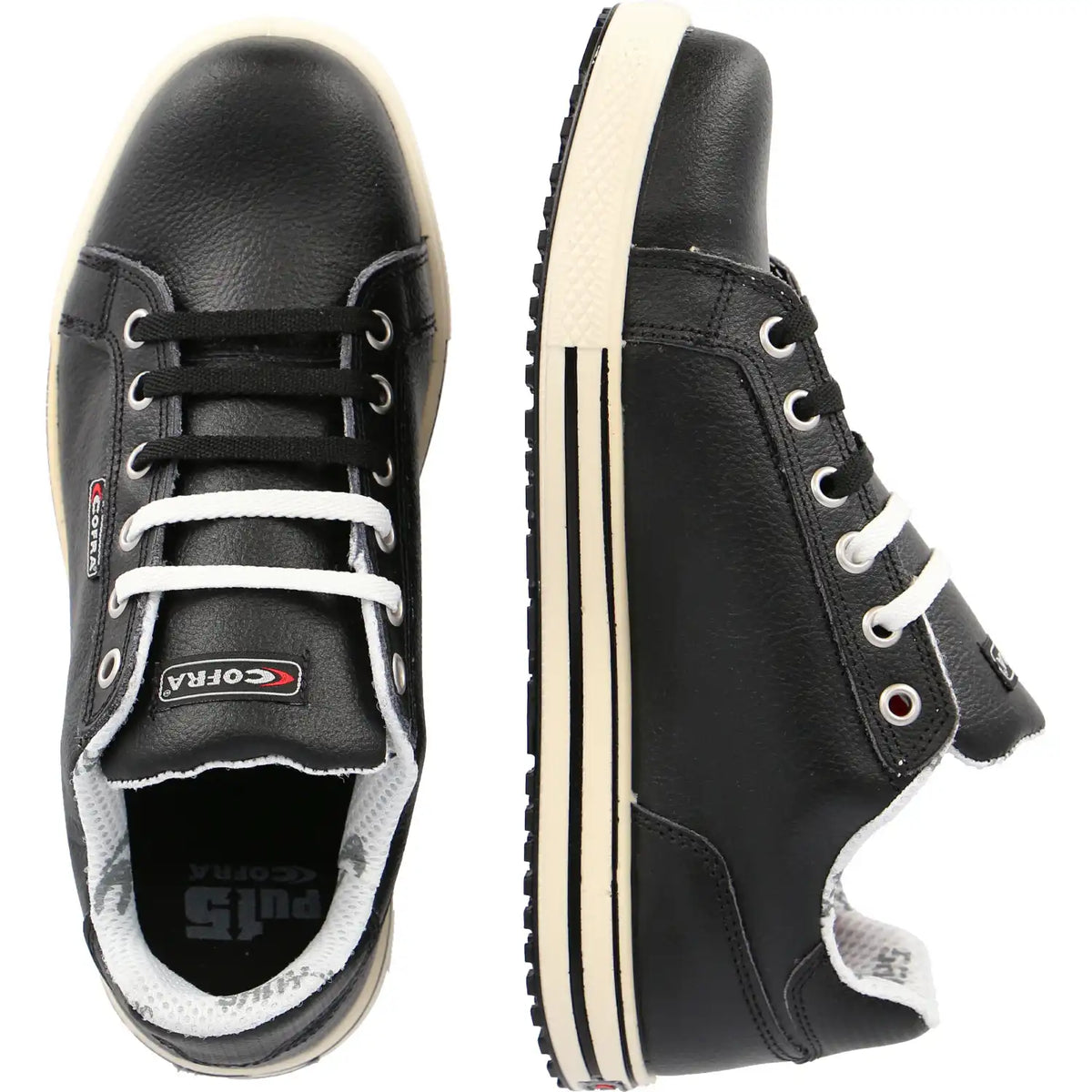 Cofra Throw Old Glories S3 Sicherheitshalbschuhe schwarz – schwarz