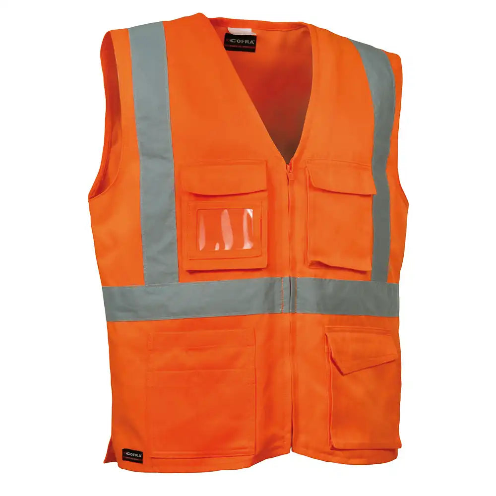 Cofra Seki High Visibility Warnschutzweste – orange