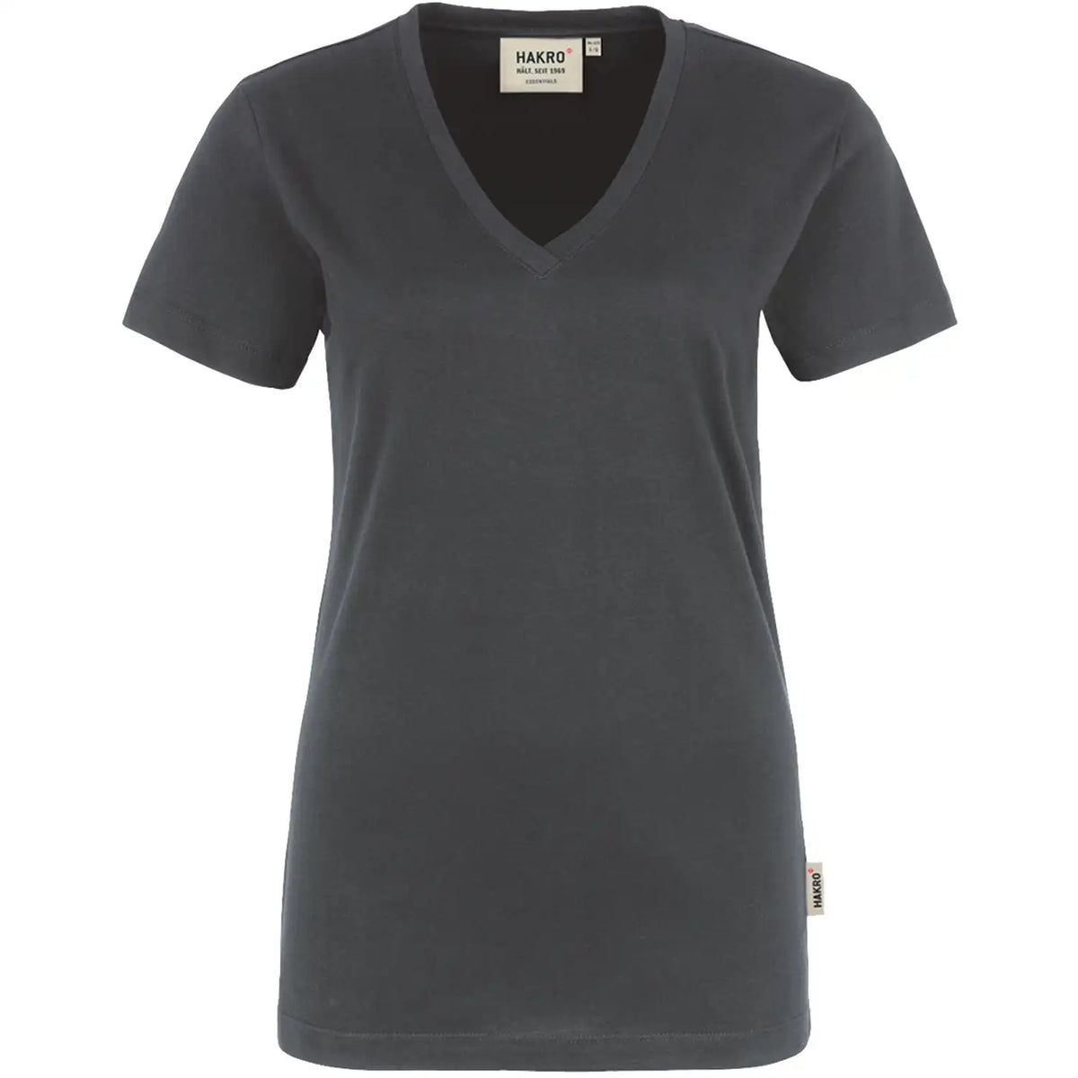 Hakro Damen Classic 126 Women V-T-Shirt – anthrazit