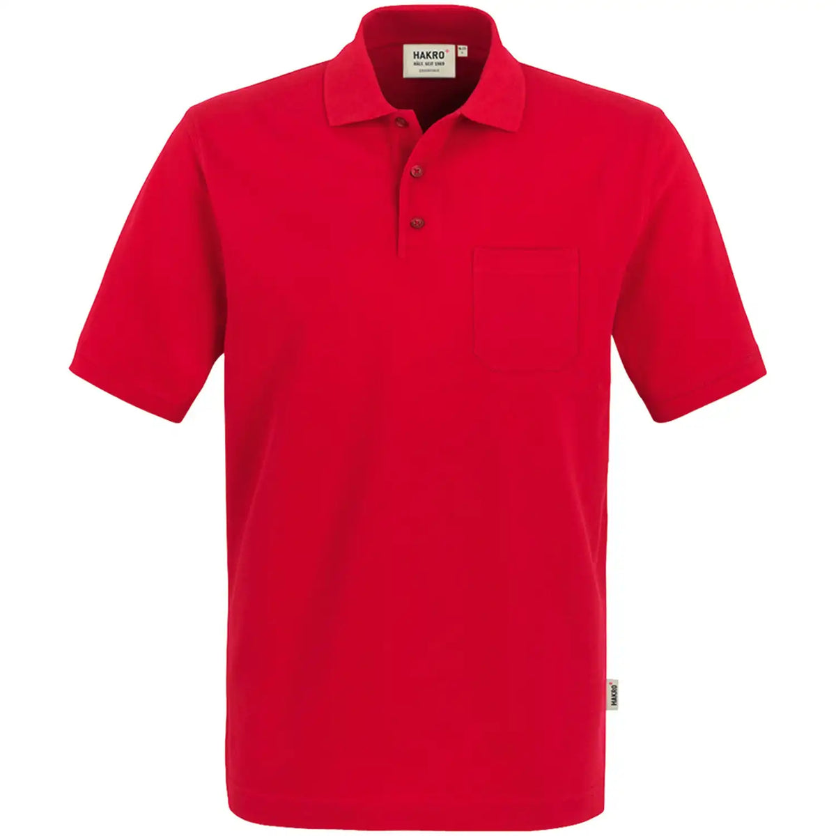 Hakro TOP 802 Pocket-Poloshirt – rot