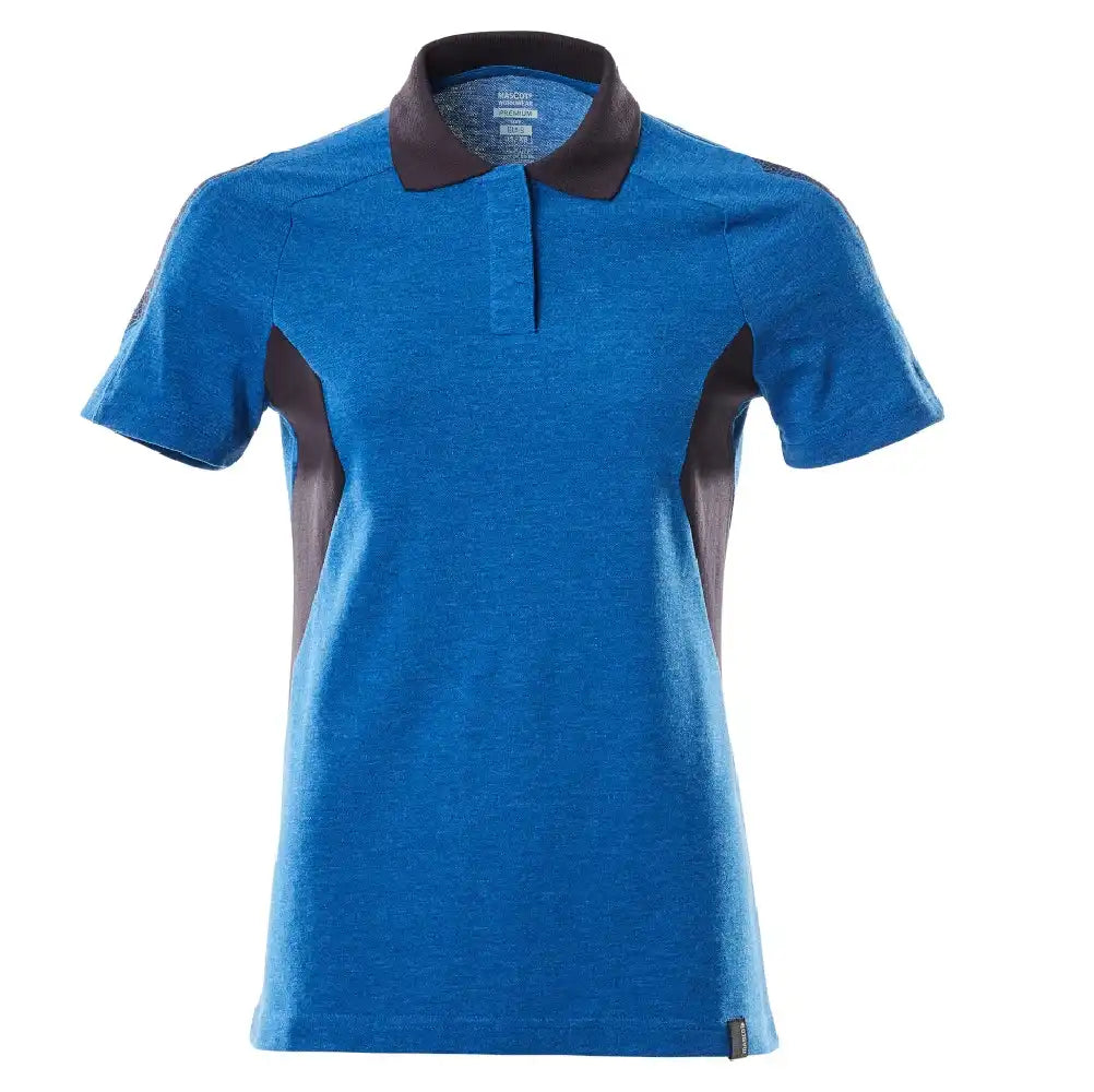Mascot Damen Accelerate Poloshirt – azurblau/schwarzblau