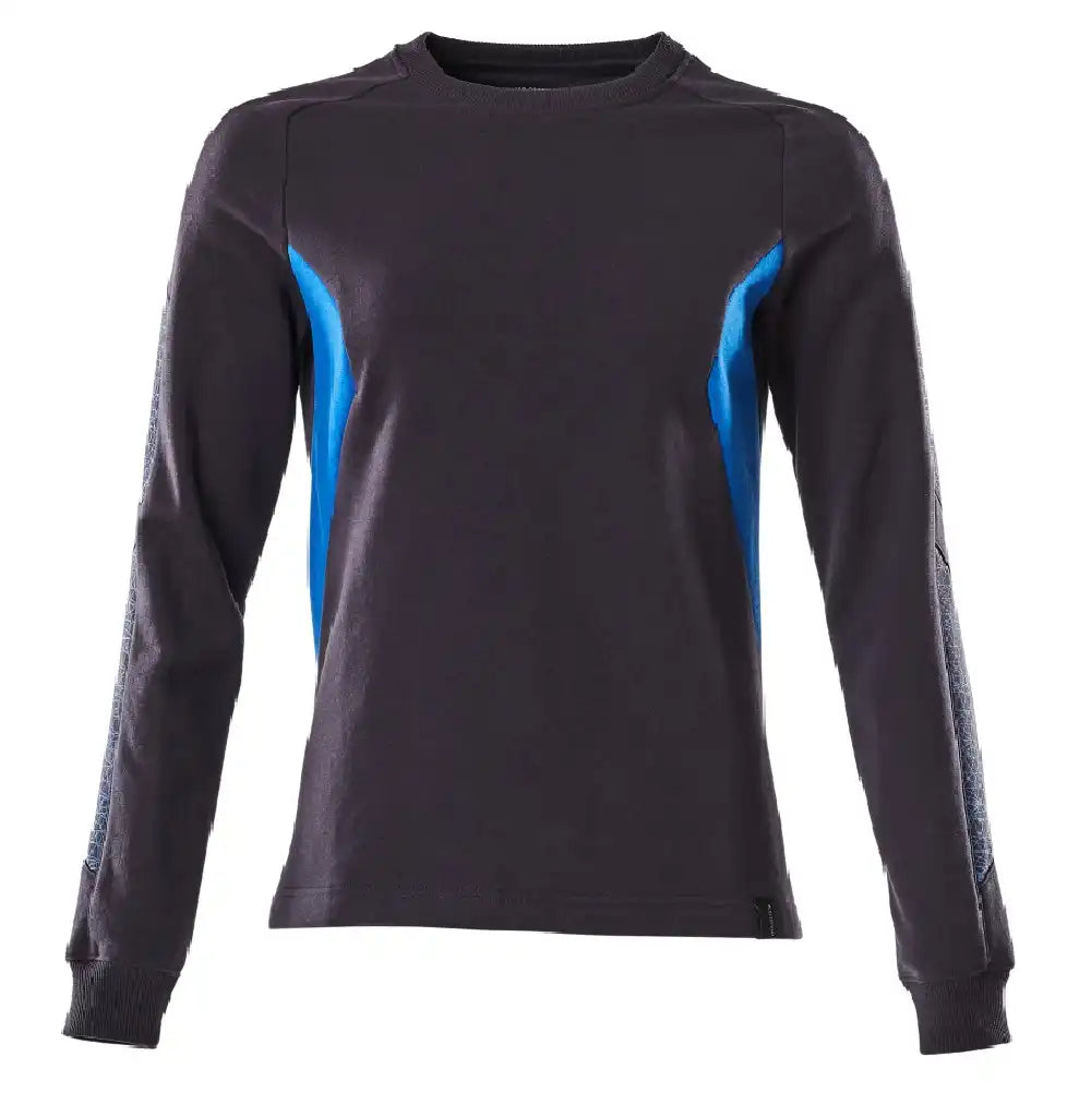 Mascot Damen Accelerate Sweatshirt – schwarzblau/azurblau