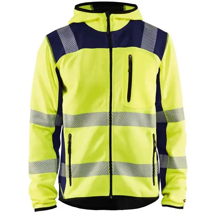Blåkläder 4923 Warnschutz Strickjacke – gelb/schwarz