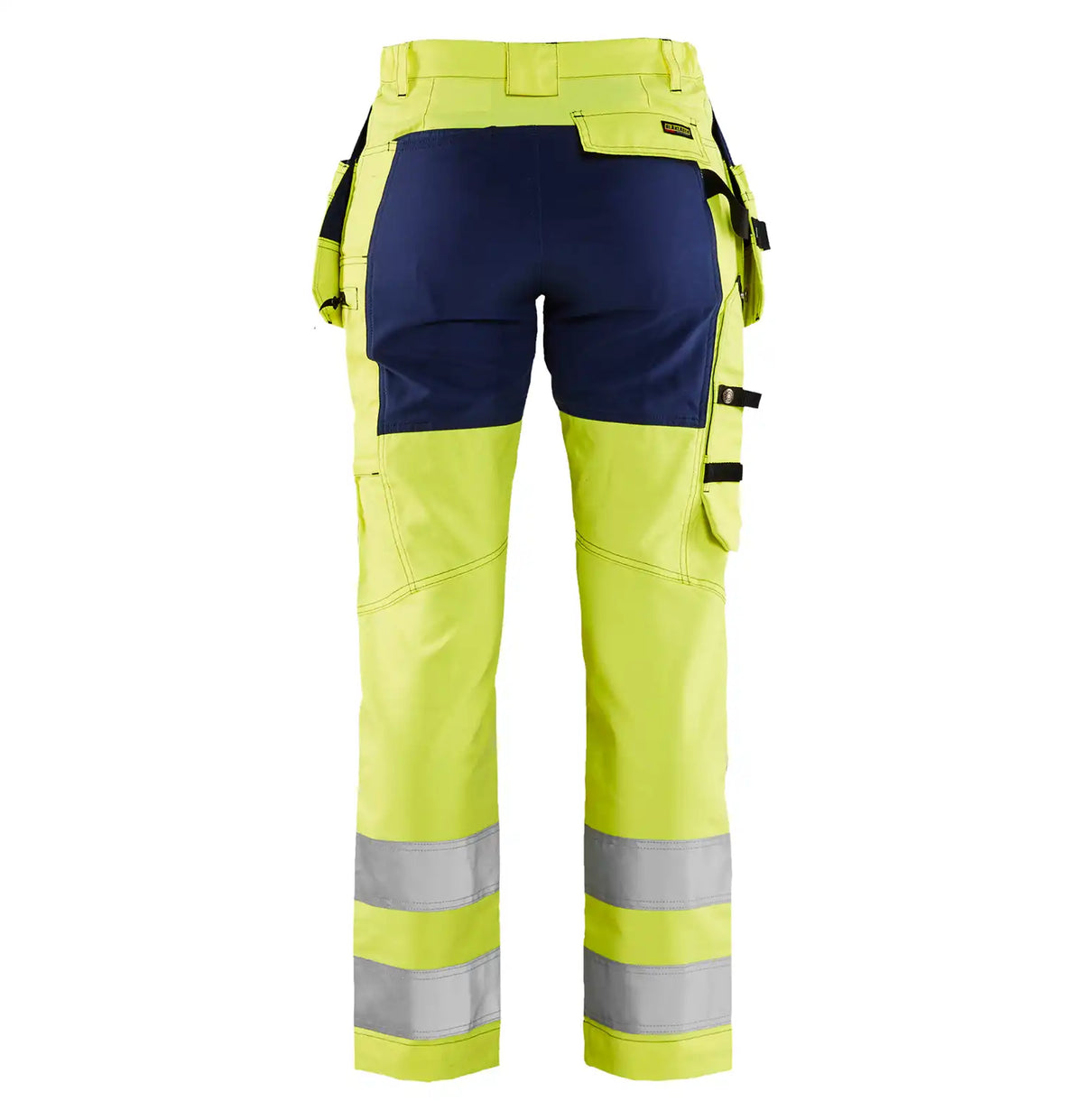 Blåkläder Damen 7163 Warnschutz Handwerkerhose – gelb/marine