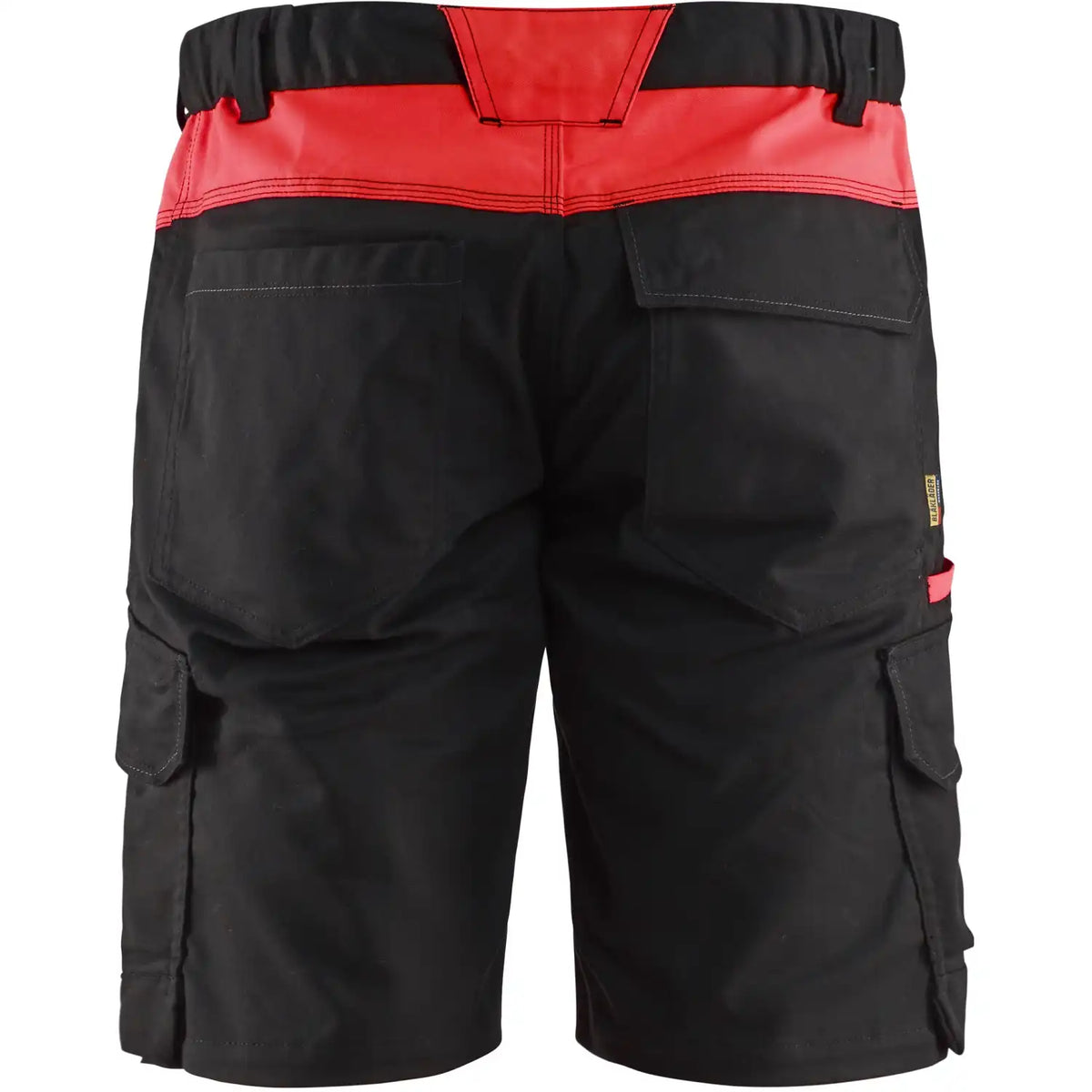 Blåkläder 1446 Industrie Stretch Shorts – schwarz/rot