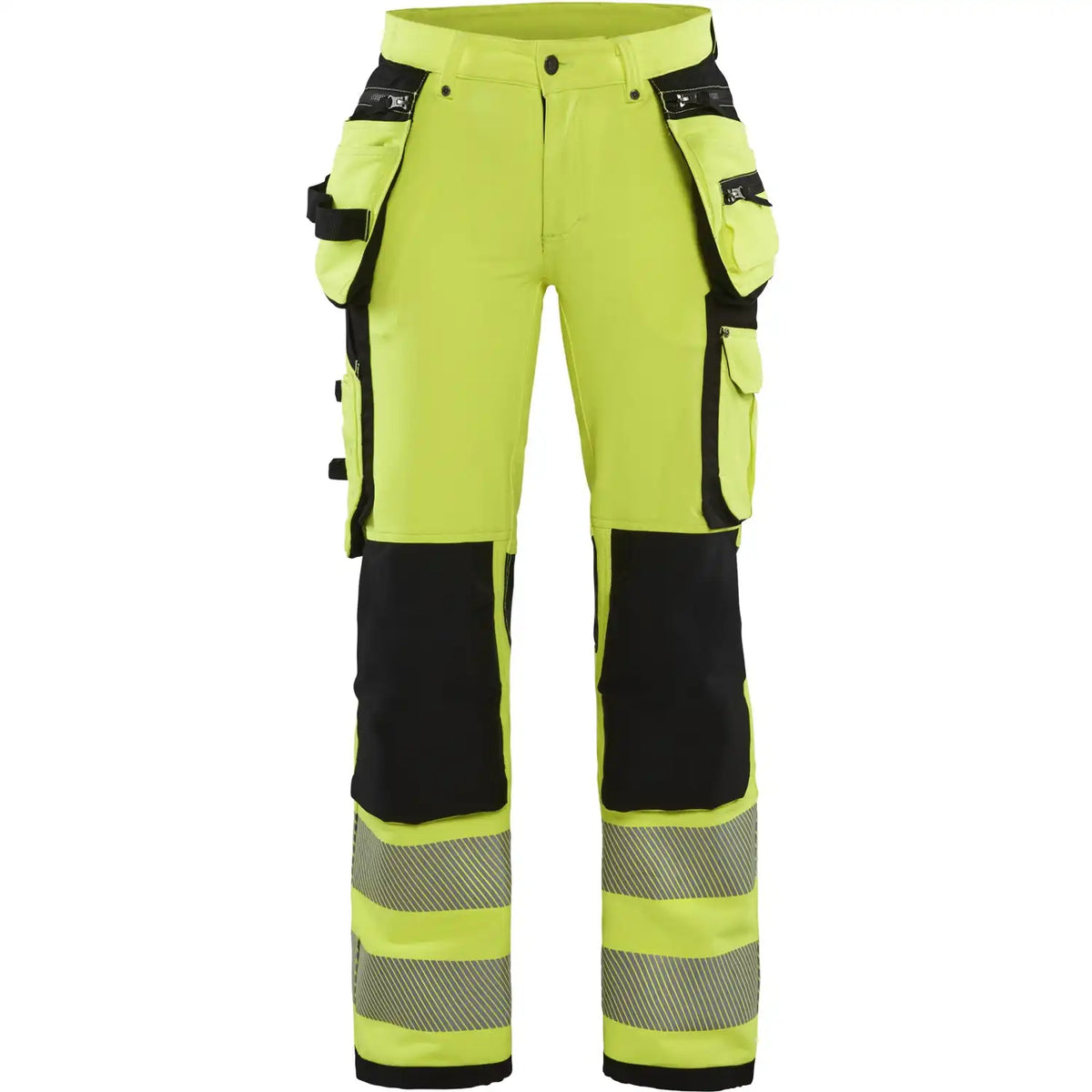 Blåkläder Damen 7197 Warnschutz Stretch Handw.hose – gelb/schwarz
