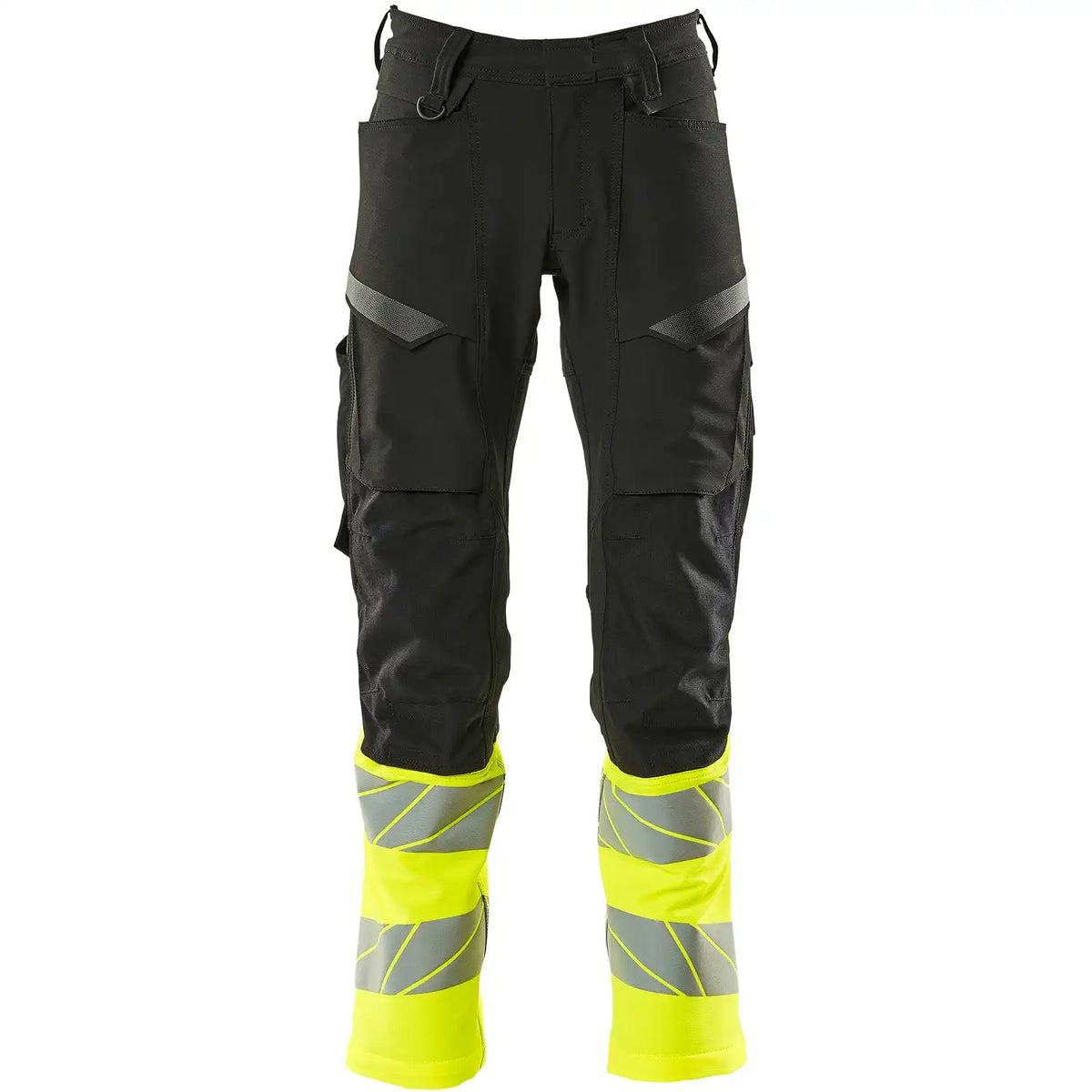 Mascot Accelerate Safe Warnschutz Arbeitshose – schwarz/gelb