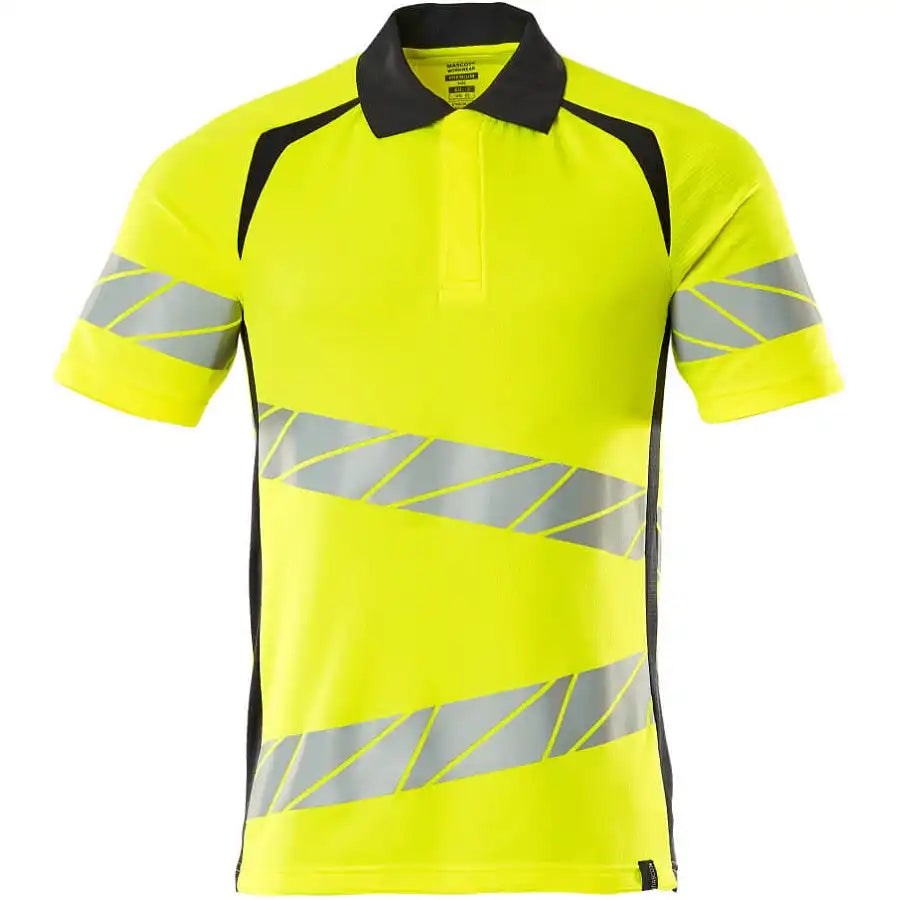 Mascot Accelerate Safe Warnschutz Polo-Shirt – gelb/schwarzblau