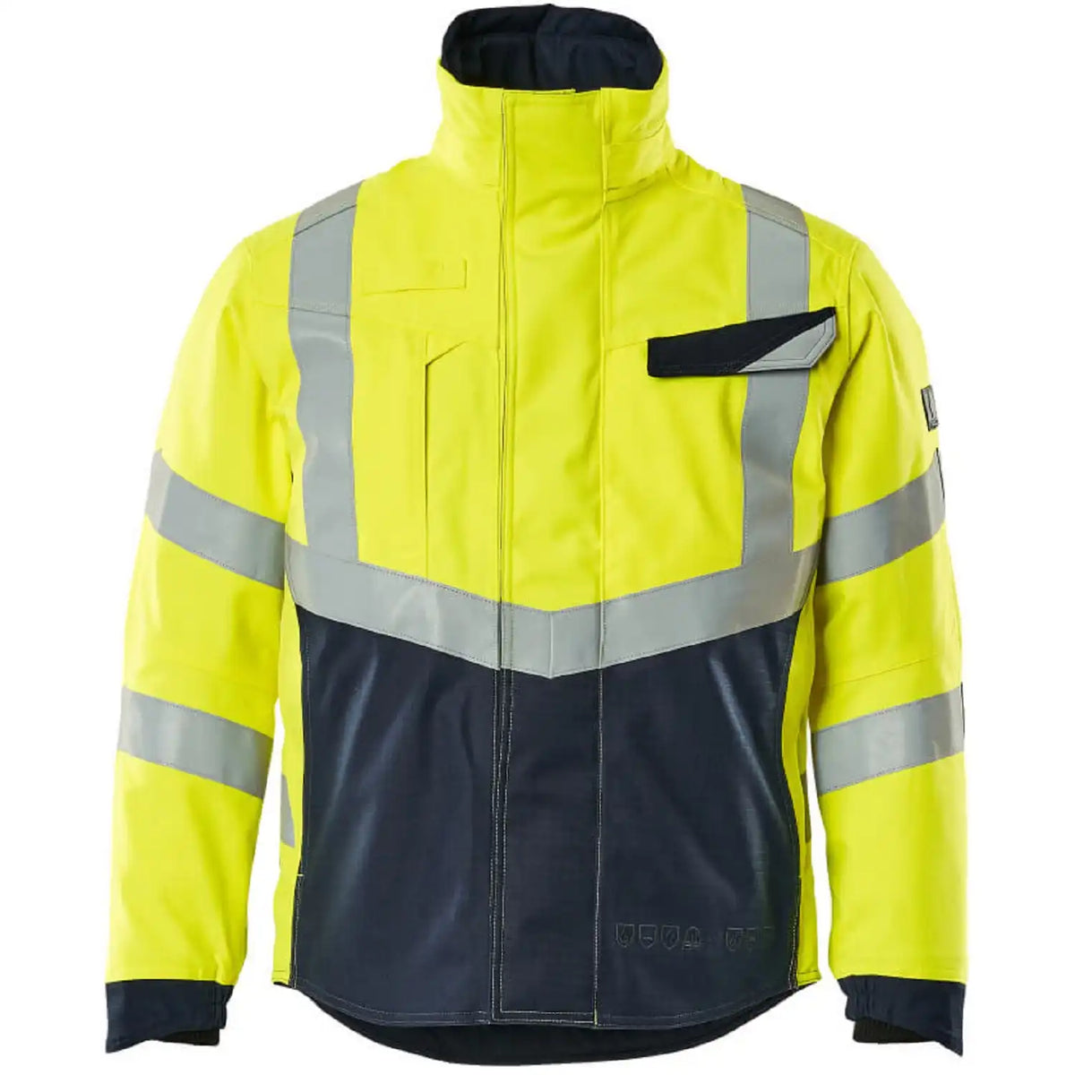 Mascot Multisafe Multinorm Pilotenjacke – gelb/schwarzblau