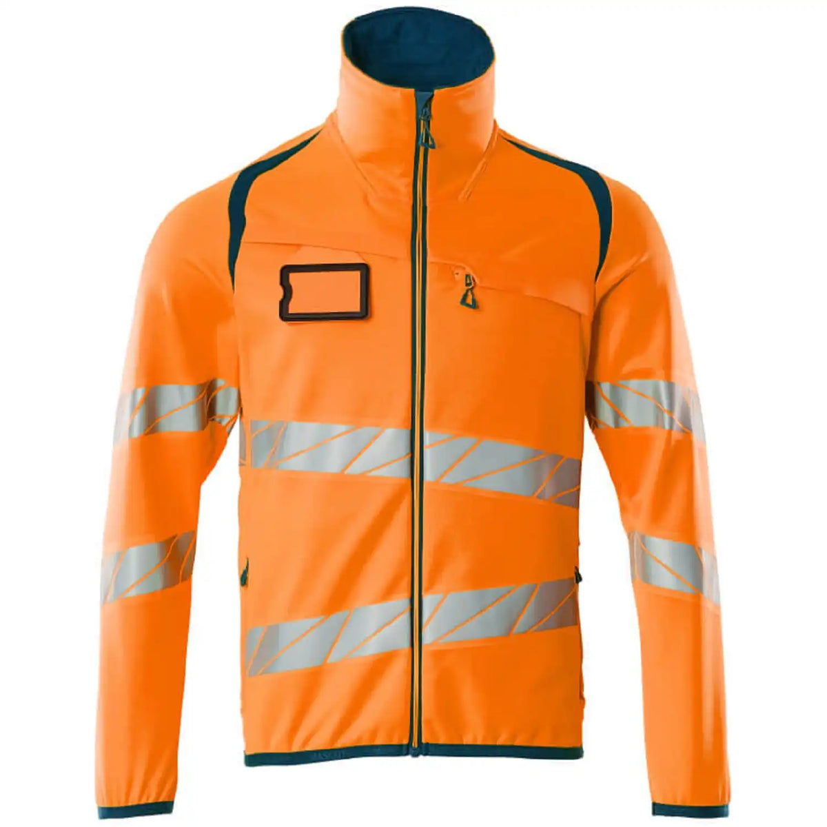 Mascot Accelerate Safe Warnschutz Fleecejacke – orange/dunkelpetroleum