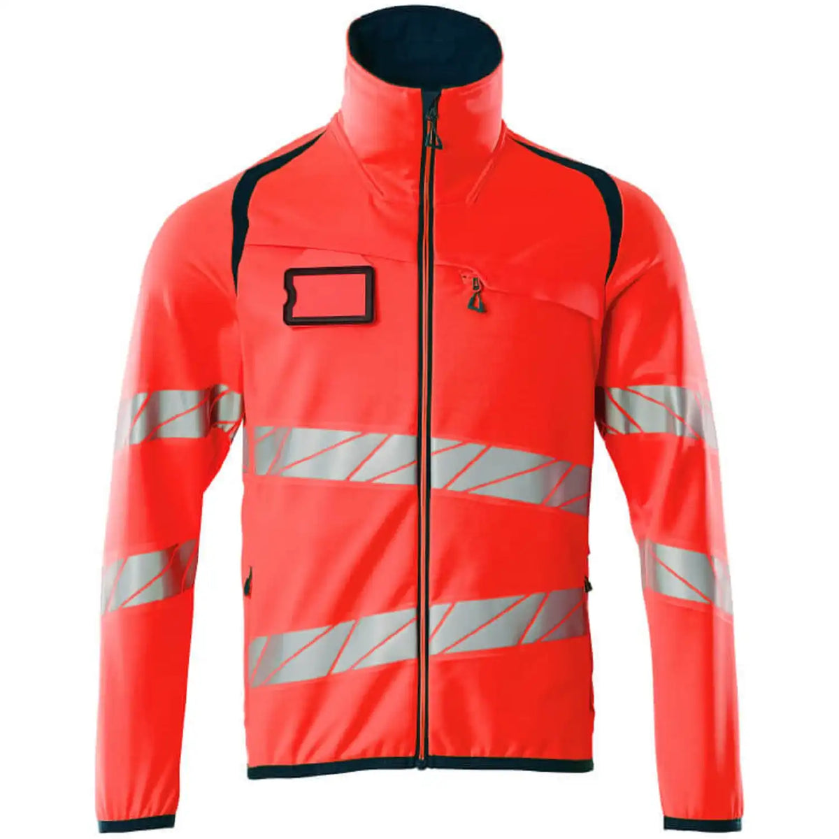 Mascot Accelerate Safe Warnschutz Fleecejacke – rot/schwarzblau