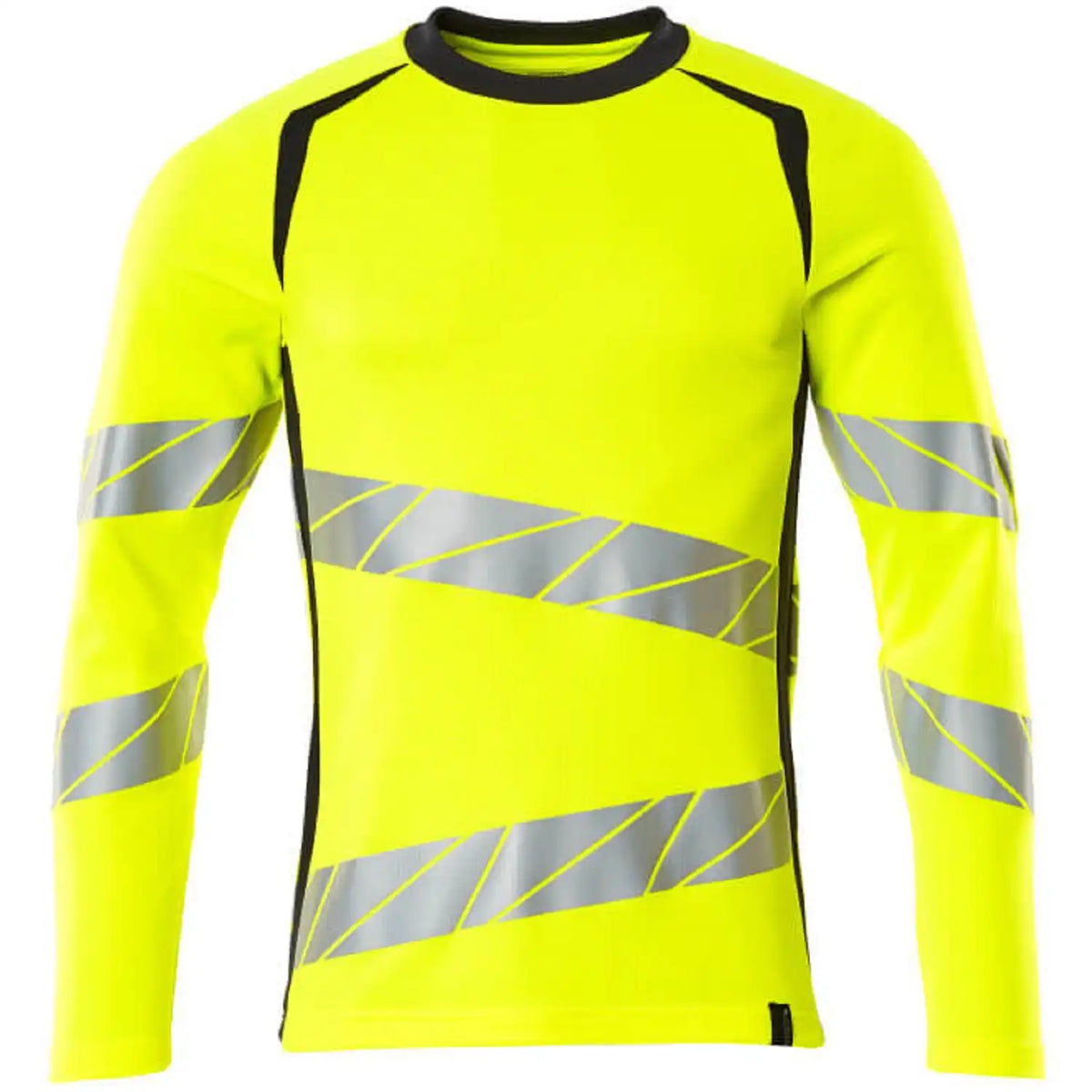 Mascot Accelerate Safe Warnschutz Langarmshirt – gelb/schwarzblau
