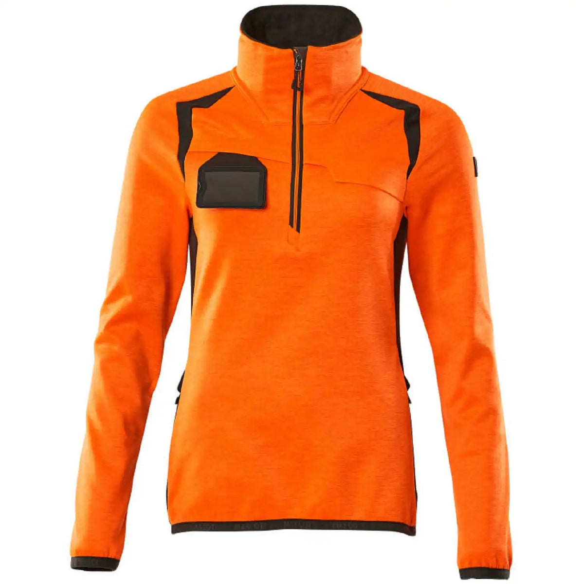 Mascot Damen Accelerate Safe Fleecepullover – orange/dunkelanthrazit