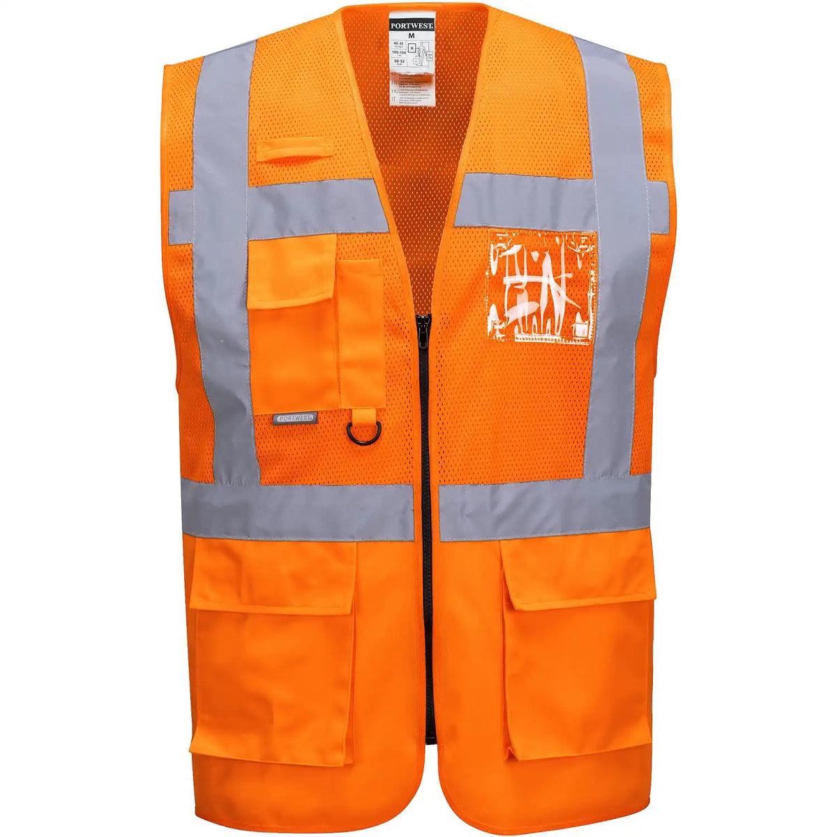 Portwest Madrid Kl.1 Mesh Warnweste Executive – orange