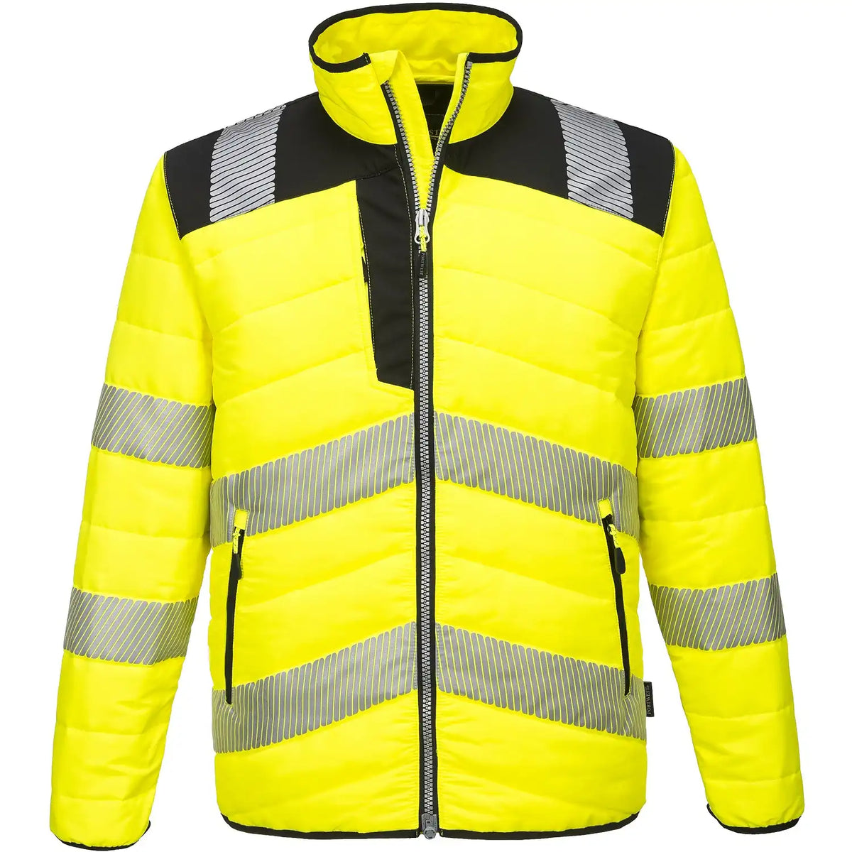 Portwest PW371 PW3 Warnschutz Steppjacke – gelb/schwarz