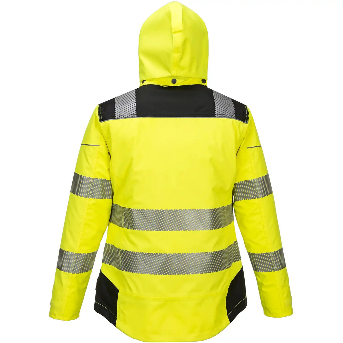 Portwest Damen PW382 PW3 Warnschutz Winterjacke – gelb/schwarz