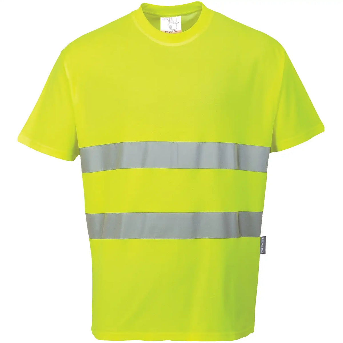 Portwest S172 100% BW Warnschutz T-Shirt – gelb